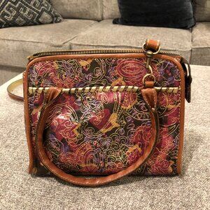 Patricia Nash Paisley & Gold Purse